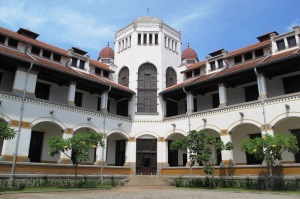 Lawang Sewu with it two towers